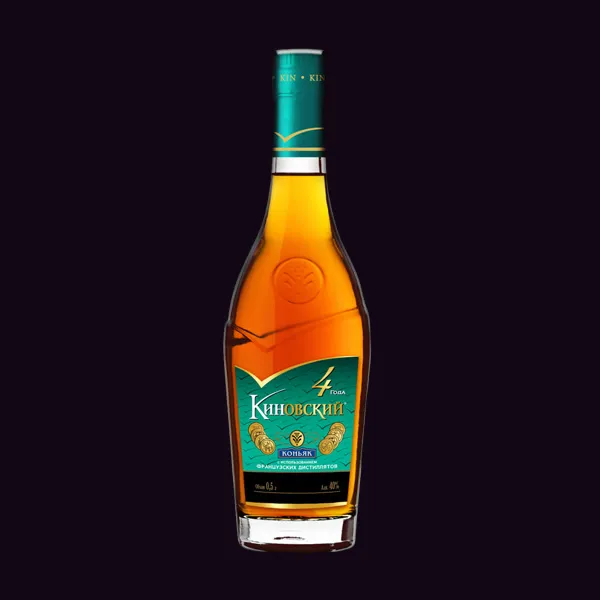 Коньяк КИНОВСКИЙ 4 года 0.5 л.