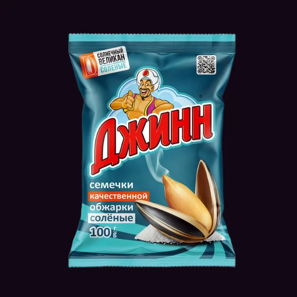 Семечки «Джинн» соленые обжаренные, 100 г Семечки «Джинн» соленые обжаренные, 100 г